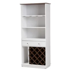 Serafino And Oak Finished Wood Wine Cabinet - Baxton Studio 21 Serafino And Oak Finished Wood Wine Cabinet - Baxton Studio -Baxton Studio GUEST d463972d fa63 4838 ab0e 3881e7c08acb