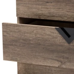 Baxton Studio Wales Modern And Contemporary Oak Wood Finish 3 Drawer Chest Light Brown -Baxton Studio GUEST d484fe4f 755f 496d 86f1 bbf07b750341