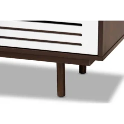 6 Drawer Wood Dresser And Meike Two-Tone Walnut/White - Baxton Studio -Baxton Studio GUEST d52a8a8b 9f45 41b1 908d c7c871933660