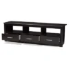 Ryleigh Modern And Contemporary Finished TV Stand For TVs Up To 60" Dark Brown - Baxton Studio -Baxton Studio GUEST d6775f42 7537 4933 9d98 6e0014668eb9