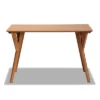 Sahar Mid-Century Wood Dining Table Walnut/Brown - Baxton Studio