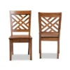 Caron Wood Dining Chair Set - Baxton Studio