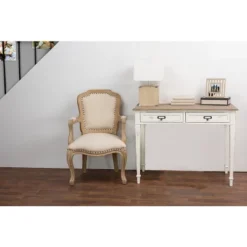 Dauphine Traditional French Accent Writing Desk White/Light Brown - Baxton Studio 9 Dauphine Traditional French Accent Writing Desk White/Light Brown - Baxton Studio -Baxton Studio GUEST dc79df73 e442 4e9f 8f2b 4f6f2a6379b2