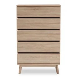 Mirren Light Oak 5 Drawer Chest Brown/Dark Gray - Baxton Studio 14 Mirren Light Oak 5 Drawer Chest Brown/Dark Gray - Baxton Studio -Baxton Studio GUEST dc827c46 0cc7 434f bdae db9e6c493b40
