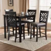 Caron Wood Pub Counter Height Dining Set Espresso Brown - Baxton Studio -Baxton Studio GUEST dfe8d9d8 d7eb 4e61 af11 9fca13f12735