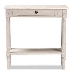 Ariella Whitewashed 1 Drawer End Table White - Baxton Studio 22 Ariella Whitewashed 1 Drawer End Table White - Baxton Studio -Baxton Studio GUEST e15f3735 7fcf 4fc5 9c6e 60df296de500