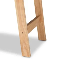 Nahla Rustic Wood Accent Bench Black/Oak Brown - Baxton Studio -Baxton Studio GUEST e1607330 8b79 475a 8042 7bd149d069a7