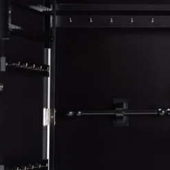 Pontus Wood Wall-Mountable Jewelry Armoire With Mirror - Baxton Studio -Baxton Studio GUEST e1876f3f 9e71 4ade b17c 489e6ebc4ea5