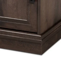 Nolan 1 Door Wood Nightstand Brown/Black - Baxton Studio -Baxton Studio GUEST e18a608c b6d7 45a7 bbb0 c898dd71e823