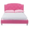 Queen Canterbury Modern And Contemporary Faux Leather Platform Bed Hot Pink - Baxton Studio -Baxton Studio GUEST e19c2ca7 51fc 4d80 81ed 93c2436f1046