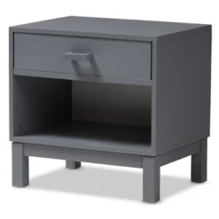 Deirdre Modern And Contemporary Wood 1 Drawer Nightstand - Baxton Studio -Baxton Studio GUEST e1b8279a c2fe 4683 b505 068db9443cf4