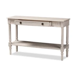 Ariella Whitewashed 1 Drawer Console Table White - Baxton Studio 21 Ariella Whitewashed 1 Drawer Console Table White - Baxton Studio -Baxton Studio GUEST e40e3eca 94a7 4685 b0f5 3132a238042a