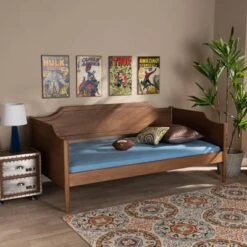 Twin Alya Wood Daybed - Baxton Studio -Baxton Studio GUEST e434a97d 4f35 4f17 8162 3b19bbb98070