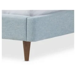 Hannah Mid - Century Modern Fabric Platform Bed - Queen - Baxton Studio 10 Hannah Mid - Century Modern Fabric Platform Bed - Queen - Baxton Studio -Baxton Studio GUEST e4efb427 630f 423a b871 517897157b2e
