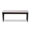Giovanni Fabric Upholstered And Wood Dining Bench - Baxton Studio -Baxton Studio GUEST e52022e6 9446 45c4 9051 89a2d10e8bc6