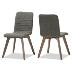 Set Of 2 Sugar Mid-century Dining Chairs - Baxton Studio -Baxton Studio GUEST e676bb09 4289 4bce a37a ad25d50eb2c5