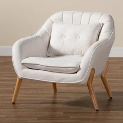 Valentina Velvet Natural Wood Armchair - Baxton Studio -Baxton Studio GUEST e7545d80 dda0 40ee b724 702495cdfe21