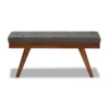 Alona Medium Wood Dining Bench Gray - Baxton Studio -Baxton Studio GUEST e7620212 caad 4bb6 9d43 6d2d9e12ef8e