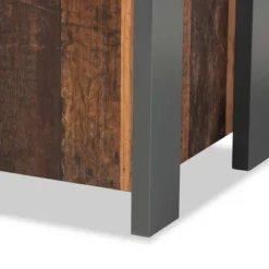 Ranger Two-Tone And Wood 1 Drawer Sideboard Buffet Rustic Brown/Gray - Baxton Studio -Baxton Studio GUEST e795d415 6f50 42d7 8e23 98a5ad46568a