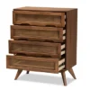 Barrett Wood And Synthetic Rattan 4 Drawer Chest Walnut Brown - Baxton Studio -Baxton Studio GUEST e8d73ac5 4944 4a6e 8ff3 cc472c20f247