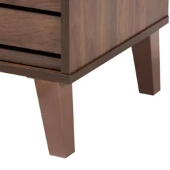 Teresina Wood 2 Door TV Stand For TVs Up To 59" Walnut Brown - Baxton Studio -Baxton Studio GUEST e9acf768 6750 468a 946e 945a4a3135e4