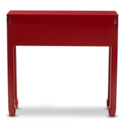 Pomme Accent 6 Drawer Console Table Red - Baxton Studio -Baxton Studio GUEST e9d39fab e23d 4c3a ad33 219ec5c6cb9c