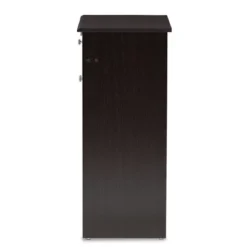 Dariell Modern And Contemporary Finished Shoe Cabinet Dark Brown - Baxton Studio -Baxton Studio GUEST ec12586d 2681 4dc7 ac55 b3d789f33bb1