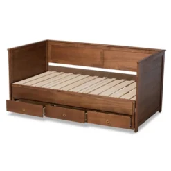 Twin To King Thomas Expandable Daybed With Storage Drawers - Baxton Studio -Baxton Studio GUEST ec7b01b8 071b 4d5e 87fb 4bdbebeaf344