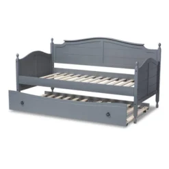 Twin Mara Wood Daybed With Trundle - Baxton Studio 23 Twin Mara Wood Daybed With Trundle - Baxton Studio -Baxton Studio GUEST ece1aad6 ef8b 48f0 8796 f5d3b99c831d