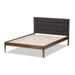 Jupiter Mid Tufted Platform Bed Gray - Baxton Studio 18 Jupiter Mid Tufted Platform Bed Gray - Baxton Studio -Baxton Studio GUEST ee72f7b9 cdcf 4d3f 9534 211955c4e1ee