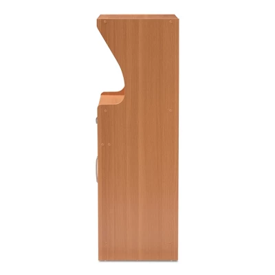 Lowell Modern And Contemporary Wood Finish Kitchen Cabinet Brown - Baxton Studio 5 Lowell Modern And Contemporary Wood Finish Kitchen Cabinet Brown - Baxton Studio - Image 3