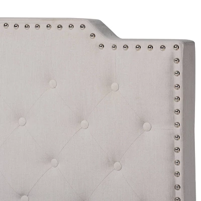 Marion Fabric Upholstered Button Tufted Panel Bed - Baxton Studio 5 Marion Fabric Upholstered Button Tufted Panel Bed - Baxton Studio - Image 3