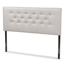 Windsor Modern And Contemporary Fabric Upholstered Headboard Beige - Baxton Studio -Baxton Studio GUEST ef928733 f236 4c20 b401 4738eb848019