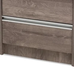 Gallia Modern And Contemporary Oak Finished 2 Drawer Nightstand Brown - Baxton Studio 13 Gallia Modern And Contemporary Oak Finished 2 Drawer Nightstand Brown - Baxton Studio -Baxton Studio GUEST f0817ec0 a168 4e32 8d60 b73605fd2790