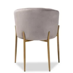 Ballard Velvet Fabric Upholstered Metal Dining Chair - Baxton Studio 16 Ballard Velvet Fabric Upholstered Metal Dining Chair - Baxton Studio -Baxton Studio GUEST f097e11b 3530 4565 b704 df35966cd93f