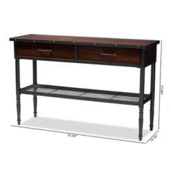 2 Drawer Jana Dining Room Server Brown - Baxton Studio -Baxton Studio GUEST f0a1d8ef 04af 436e 854b 9e1cd226fe21