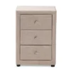 Tessa 3 Drawer Nightstand - Baxton Studio -Baxton Studio GUEST f236af60 c213 4a46 b9b1 461536540d4b