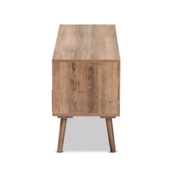 Leane Natural Wood 3 Drawer TV Stand For TVs Up To 45" Brown - Baxton Studio -Baxton Studio GUEST f318747e fa91 4975 88f3 8cdea90df2a4