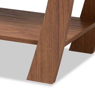 Capote Wood 2 Drawer Console Table - Baxton Studio 7 Capote Wood 2 Drawer Console Table - Baxton Studio - Image 5