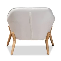 Valentina Velvet Natural Wood Armchair - Baxton Studio -Baxton Studio GUEST f46f2697 a58c 4af0 a0fb 2f7d265eb861
