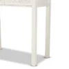 Lambert Wood 2 Drawer Console Table White - Baxton Studio -Baxton Studio GUEST f5914e17 e912 475b 801c 23ca628c6766