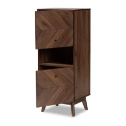 Hartman Wood Storage Cabinet Walnut Brown - Baxton Studio -Baxton Studio GUEST f6474a8b 343b 441c 8b96 f765b1a125dd