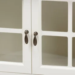 Chauncey Wood And Glass 2 Door Kitchen Cabinet White - Baxton Studio 12 Chauncey Wood And Glass 2 Door Kitchen Cabinet White - Baxton Studio -Baxton Studio GUEST f747b75f e312 47ce ad94 c7fb5e8125a2