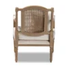 Clemence Upholstered Whitewashed Wood Accent Chair Ivory/Oak - Baxton Studio 1 Clemence Upholstered Whitewashed Wood Accent Chair Ivory/Oak - Baxton Studio -Baxton Studio GUEST fbc1eb4e f5c7 46ae 9c8c fb3f8bcf4c44