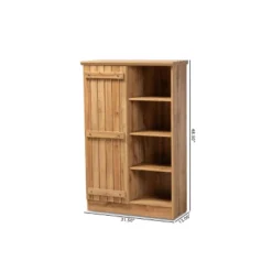 1 Door Eren Farmhouse Natural Wood Shoe Cabinet Brown - Baxton Studio 15 1 Door Eren Farmhouse Natural Wood Shoe Cabinet Brown - Baxton Studio -Baxton Studio GUEST fc6689b4 7a59 4337 baf3 d9e0bb45dea8