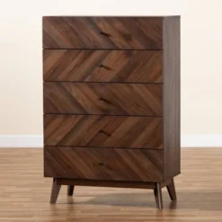 Hartman Wood 5 Drawer Storage Chest Walnut Brown - Baxton Studio 20 Hartman Wood 5 Drawer Storage Chest Walnut Brown - Baxton Studio -Baxton Studio GUEST fd863f94 e770 455c ba2f aa6a598f876e