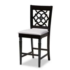 5pc Arden Upholstered Wood Pub Counter Height Dining Set Gray/Espresso - Baxton Studio 14 5pc Arden Upholstered Wood Pub Counter Height Dining Set Gray/Espresso - Baxton Studio -Baxton Studio GUEST ff26ace7 9477 4680 a34f f9310b0e0727