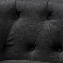 Bisset Chesterfield Chair Gray - Baxton Studio 15 Bisset Chesterfield Chair Gray - Baxton Studio -Baxton Studio GUEST ff59f0b4 5892 4a87 9407 8187d6a57901